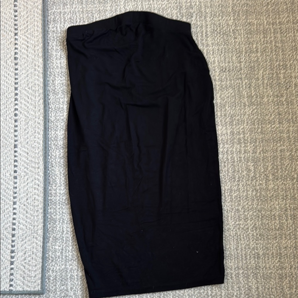 ASOS Black Maternity Midi Skirt